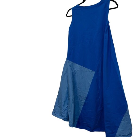 cos 2 shades color block sleeveless shift Summer dress XS - Picture 3 of 4